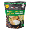 Nasi Lemak With Chicken Rendang
